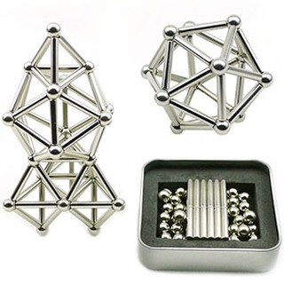 BỘ 36 THANH NAM CHÂM SIÊU CƯỜNG VÀ 27 VIÊN BI (BUCKY BARS)