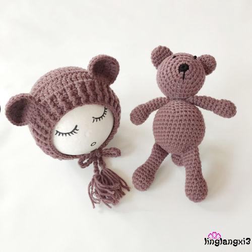 Phụ kiện chụp hình dệt kim thiết kế đáng yêu cho bé