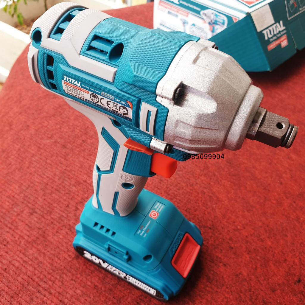 Máy siết bulong lực 300Nm dùng pin sạc 20V TOTAL TIWLI2001 Động Cơ Không Chổi Than