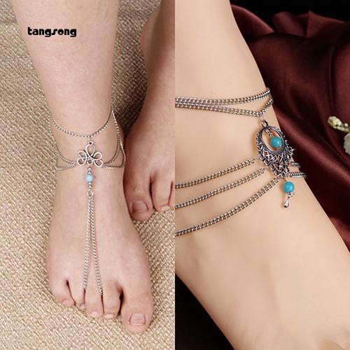 Lắc chân dây xích xỏ ngón chân phong cách Bohemia thời trang cho nữ | BigBuy360 - bigbuy360.vn