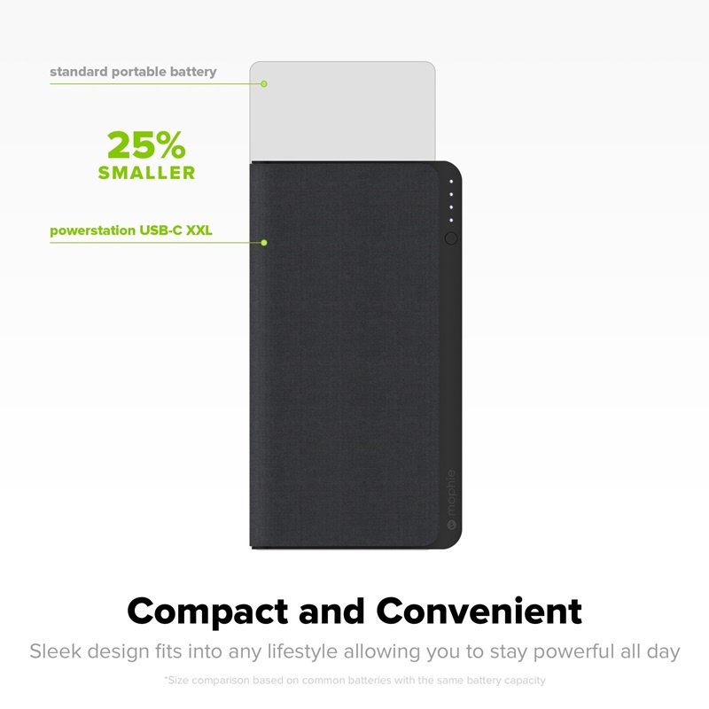 Pin sạc dự phòng cao cấp MOPHIE Powerstation XXL 19500mAh PD 30W 1C-1A