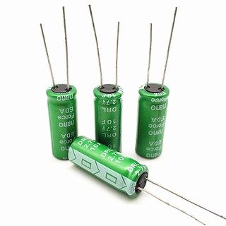 Set 5 siêu tụ điện 2.7V 10F 2.7V10F 10x26mm chất lượng cao 5pcs