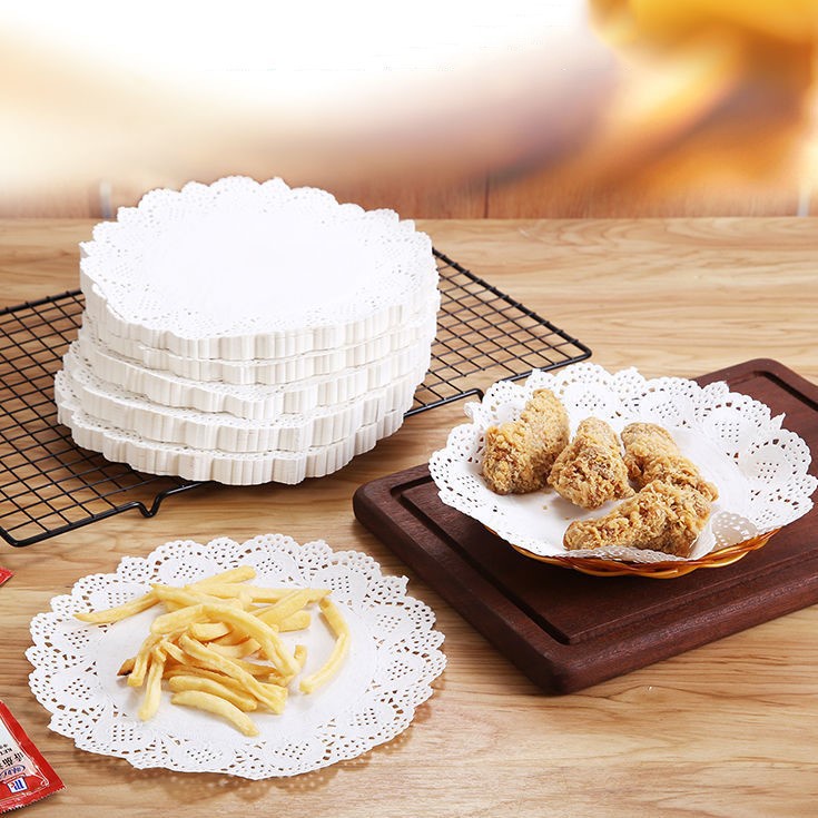 Tệp 140 tờ giấy thấm dầu ăn, hút dầu mỡ hoa văn tiện dụng