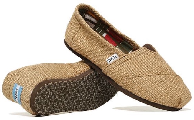 Giầy TOMS cói nâu