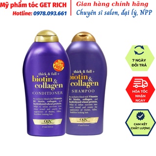 Dầu Gội Xả giữ màu tóc nhuộm Biotin Collagen 577mlx2