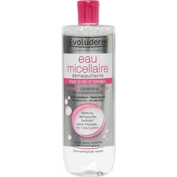 [ HÀNG CHÍNH HÃNG - CÓ BILL] Nước Tẩy Trang Evoluderm Eau Micellaire 250ml