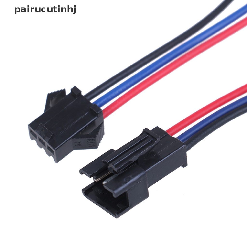 Set 5 Cặp Đầu Nối Dây Đèn LED 20cm SM 2Pin 3Pin 4Pin Male Và Female