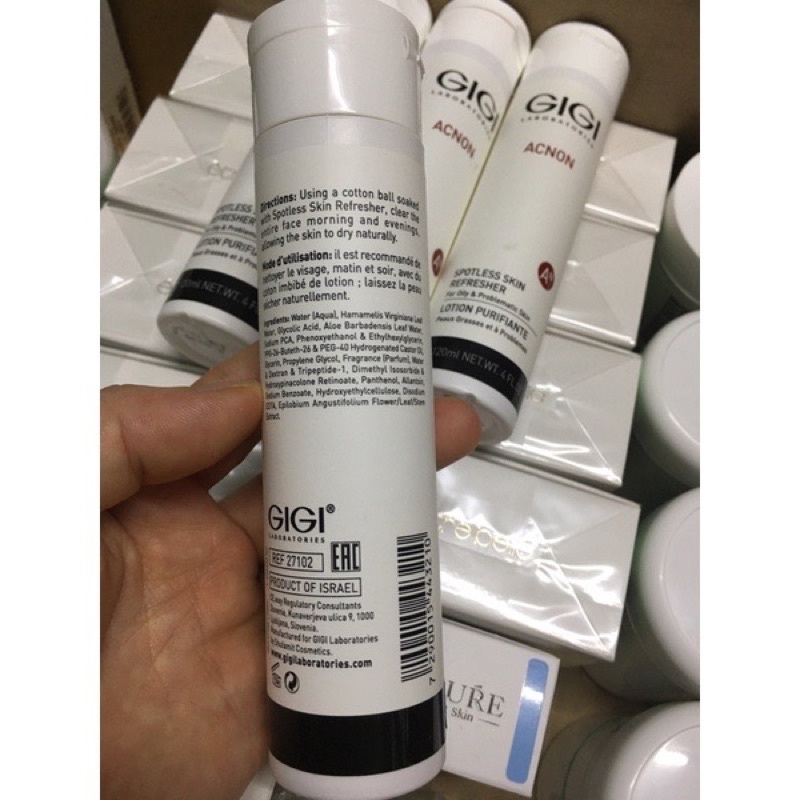Serum dạng gel mỏng gigi acnon spotless skin 120ml