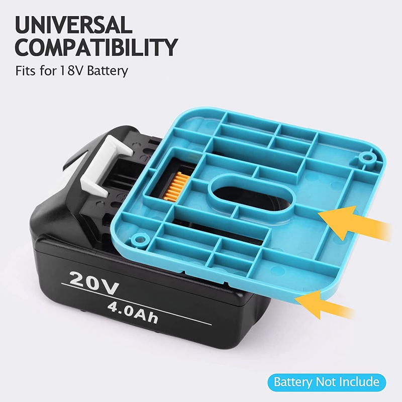 Bộ 10 Giá Đỡ Pin Cho Makita 18V BL1860 BL1850 BL1840 BL1830