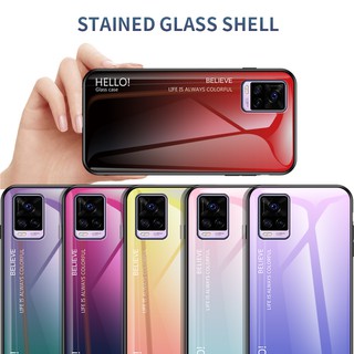 Ốp Lưng Tpu Màu Gradient Cho Vivo V20 Pro V20 Se