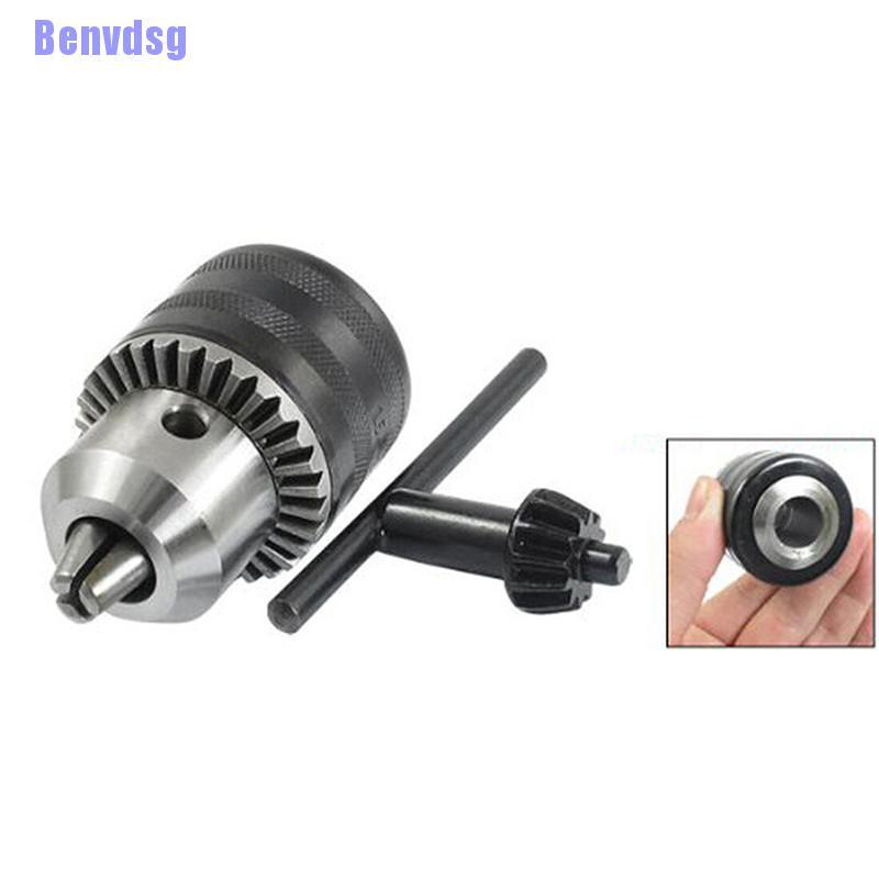Đầu kẹp mũi khoan B16 cỡ 1.5-13mm kèm chìa vặn mâm cặp