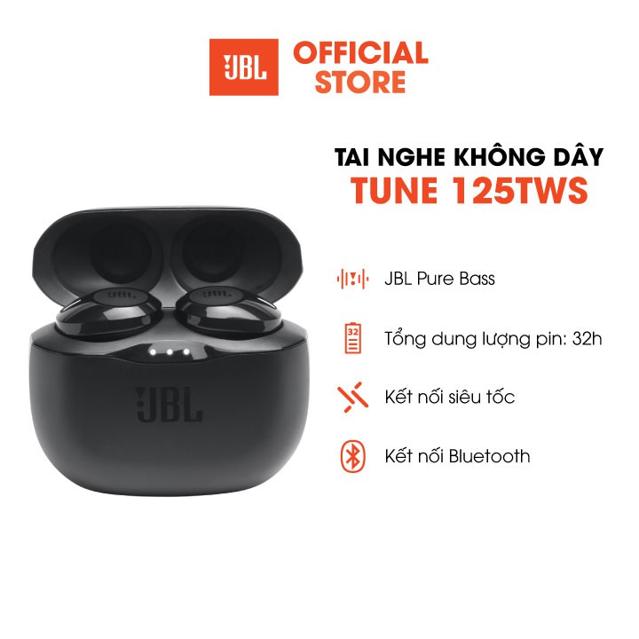 [Mã ELHACE giảm 4% đơn 300K] Tai nghe True Wireless JBL Tune 125TWS