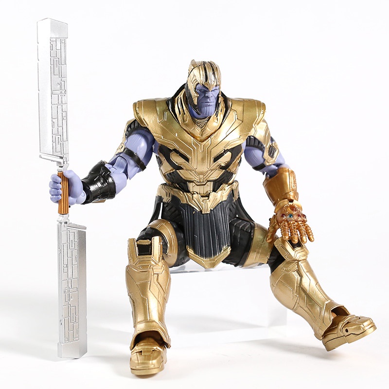 Mô Hình Nhân Vật Thanos Trong Marvel Avengers Endgame SHF Có Khớp Cử Động
