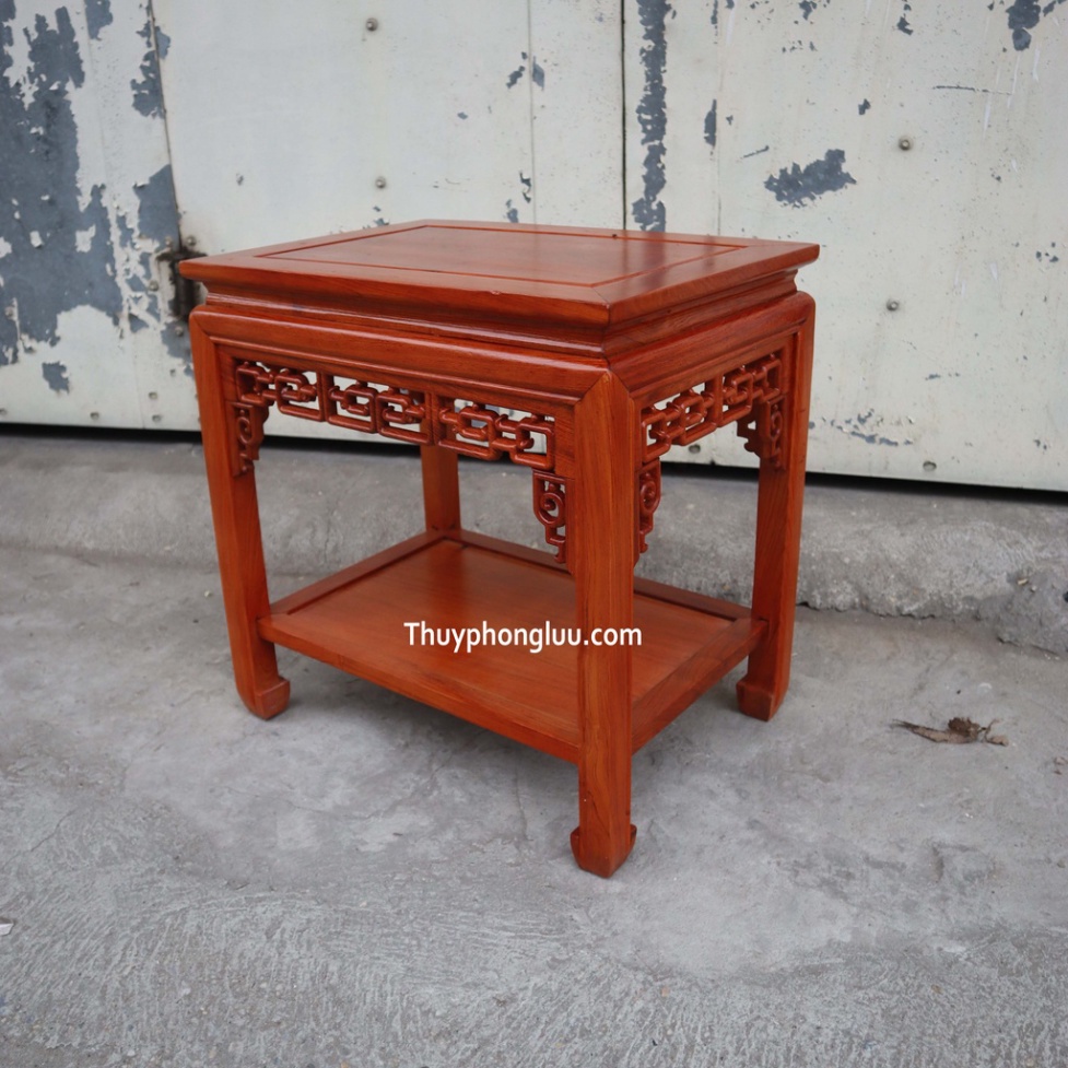 Đôn Chữ Nhật Kê Phòng Khách Gỗ Hương Mặt 35x50 Cao 50,60,70,80