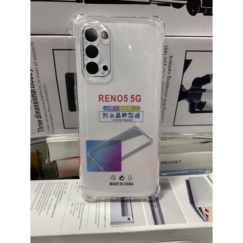 Ốp lưng oppo Reno 5 dẻo trong chống sốc bảo vệ camera