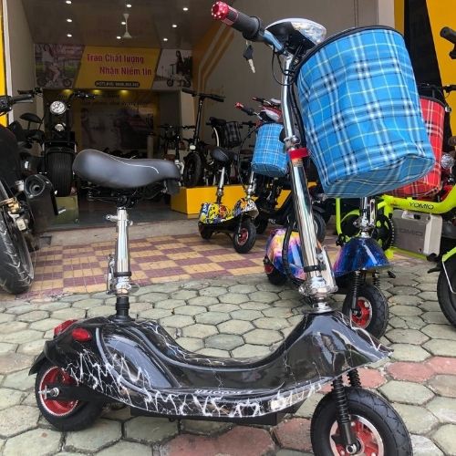 Xe Điện Mini E-Scooter Plus 8 inch - Xe có giảm xóc - BH 1 đổi 1 trong 12 tháng