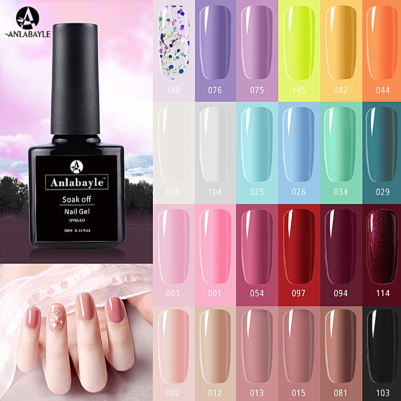 [Hàng mới về] Sơn móng tay gel UV 8ml Anlabayle bán vĩnh viễn