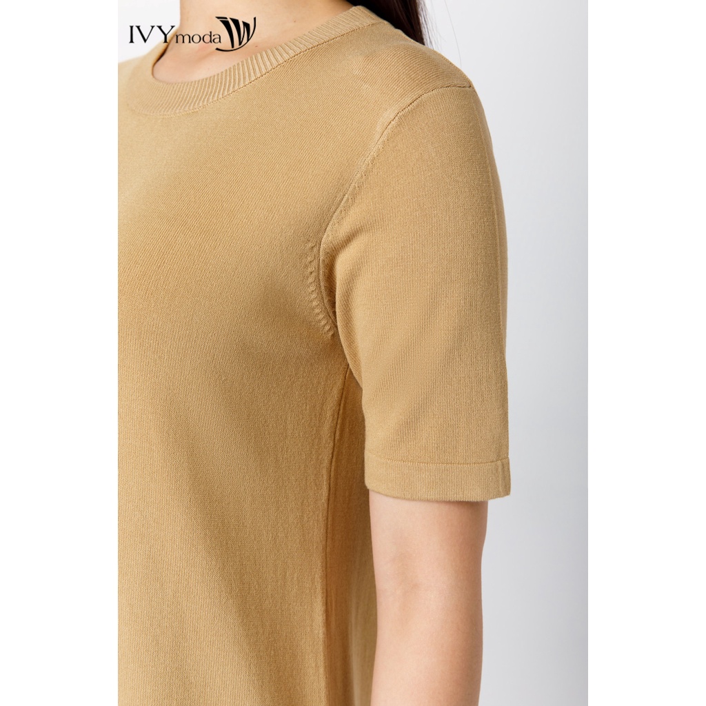 Đầm len nữ dáng suông IVY moda MS 42B8863