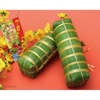 2 cây bánh tét mặn cô Liên Bình định (1 cây 1 kg có hút chân không)