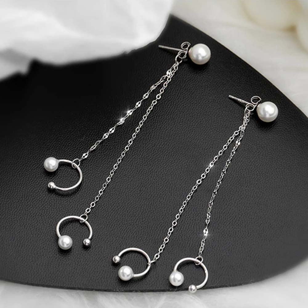 Khuyên Vành Tai Đính Ngọc Trai Thời Trang Dành Cho Nữ