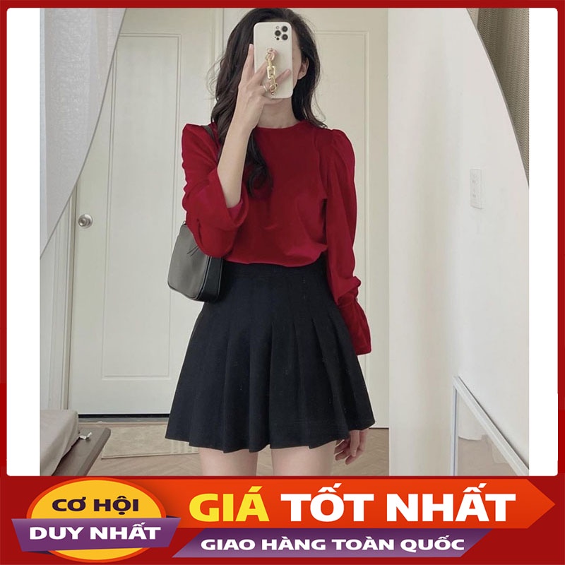 Áo Nhung Dài Tay Nơ Sau Siêu Xinh Hàng Quảng Châu M593-Violet