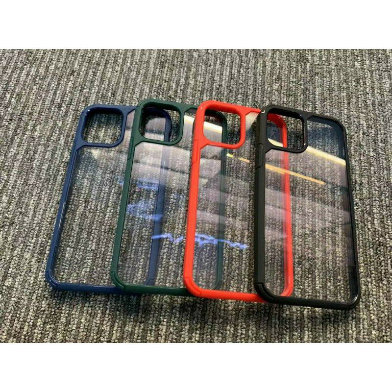 Ốp lưng LikGus Viền màu cho iPhone 12, 12 Pro, 12 Pro Max chống sốc