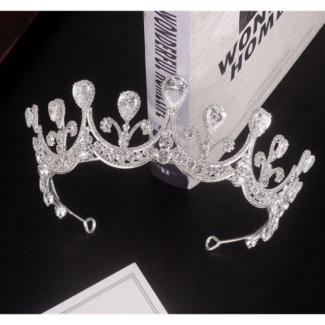 (Video thật) Vương miện cô dâu mẫu mới dễ thương