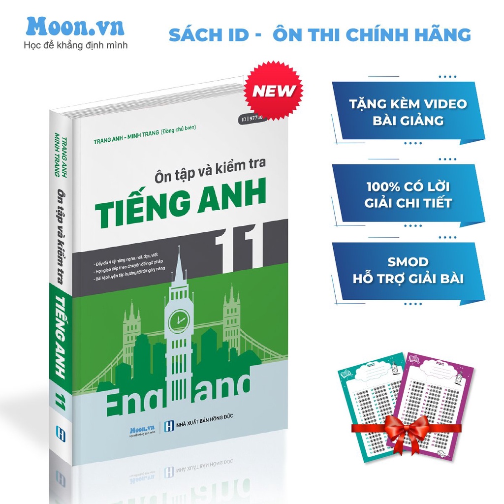 Sách Tiếng Anh cô Trang Anh: Ôn tập và kiểm tra Tiếng Anh 11