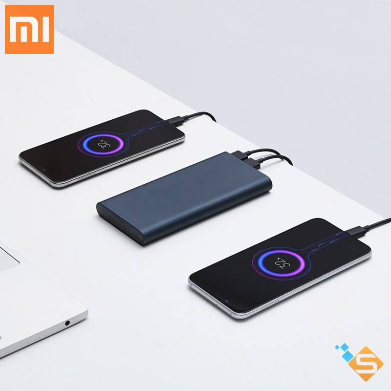 Pin sạc dự phòng Xiaomi 10000 mAh Gen 3 sạc nhanh 18W (2019) - Hàng Digiworld - Bảo hành 6 tháng