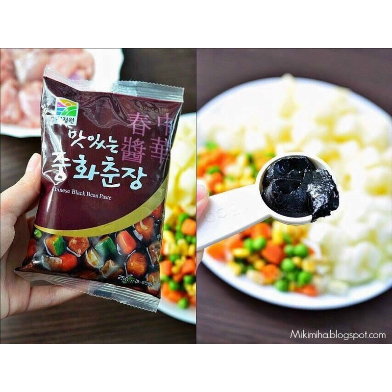 Sốt nấu mì tương đen Hàn Quốc gói 250g