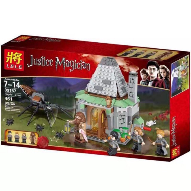 Lắp ghép nhà của bác Hagrid LELE 39157 461 mảnh ghép (bootleg Lego 4738)
