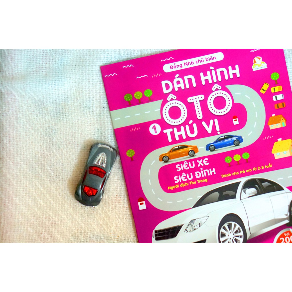 Sách - Dán hình ô tô thú vị ( Bán lẻ cuốn ) | BigBuy360 - bigbuy360.vn