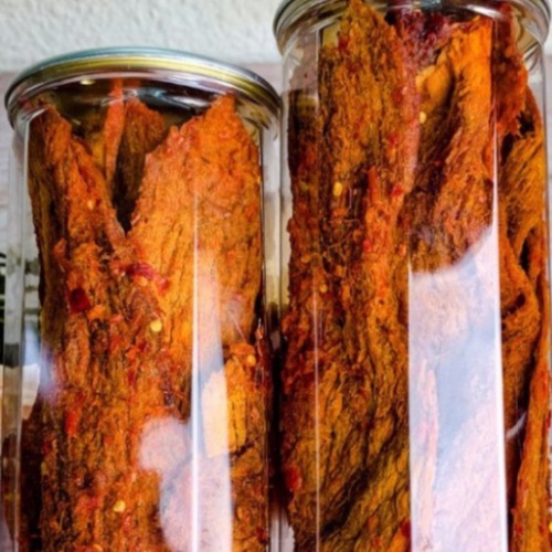 300G Hũ Khô Bò Miếng loại ngon - ăn vặt - hàng tết