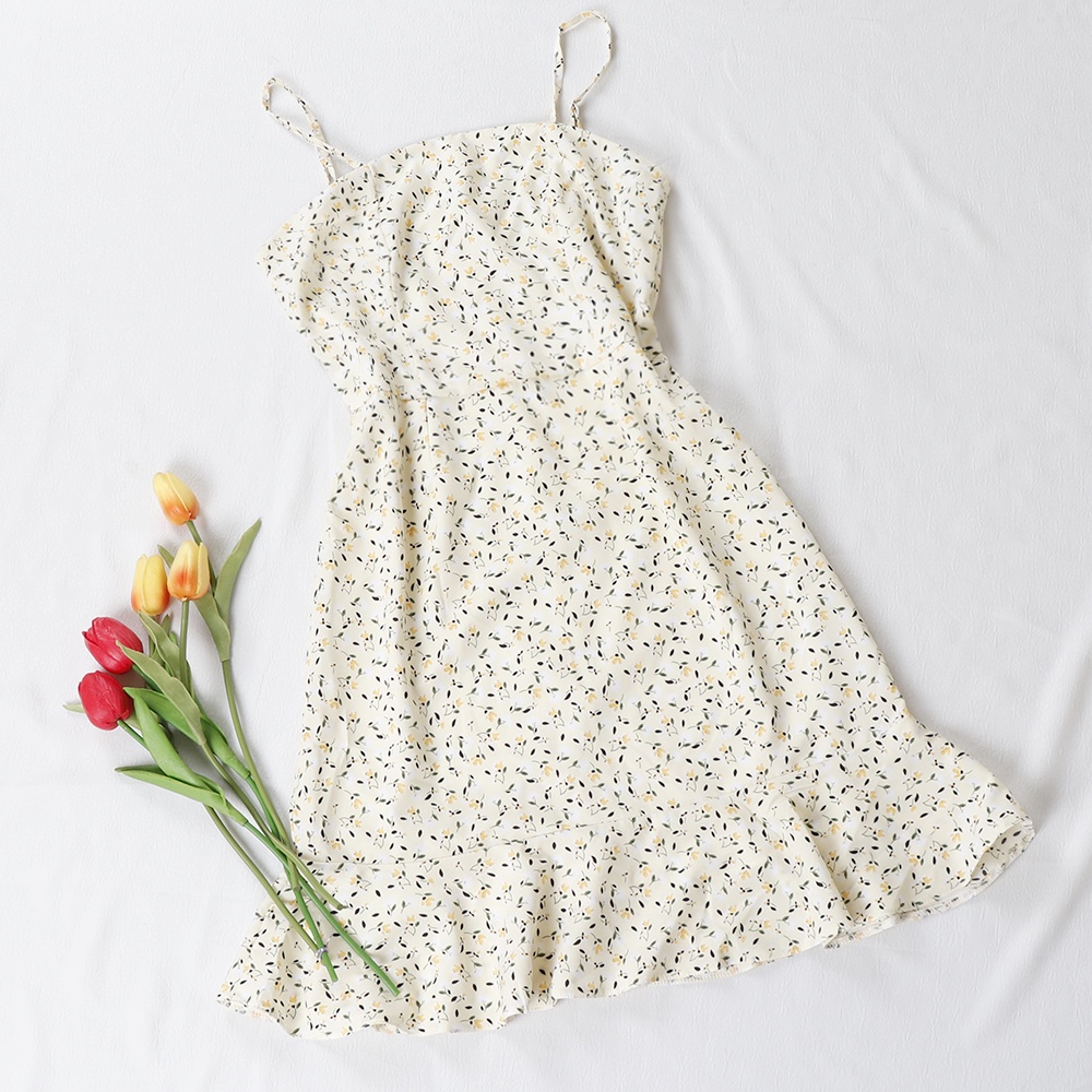Đầm 2 dây hoa nhí dễ thương Rolisa RD063