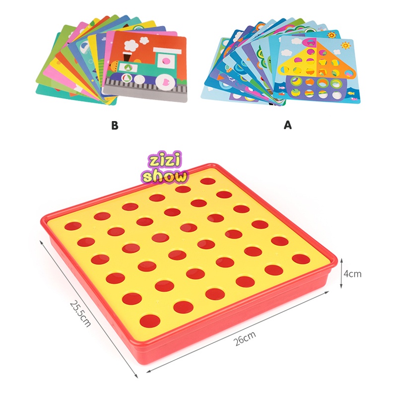 Đồ Chơi Giáo Dục Phát Triển Trí Thông Minh Cho Bé Từ 12 1-2 - 3 Tuổi
