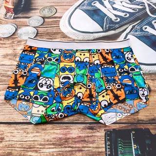 Set 4 Quần Lót Nam Boxer Thun Lạnh (sịp đùi lụa đúc)