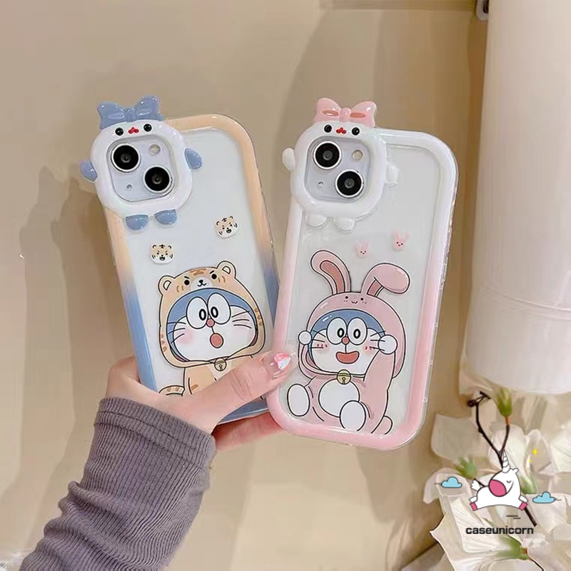 Ốp Điện Thoại Hình Doraemon 3D Cho IPhone 6 6S 7 8 14 Plus 11 13 12 14 Pro MAX XR X XS MAX SE 2020