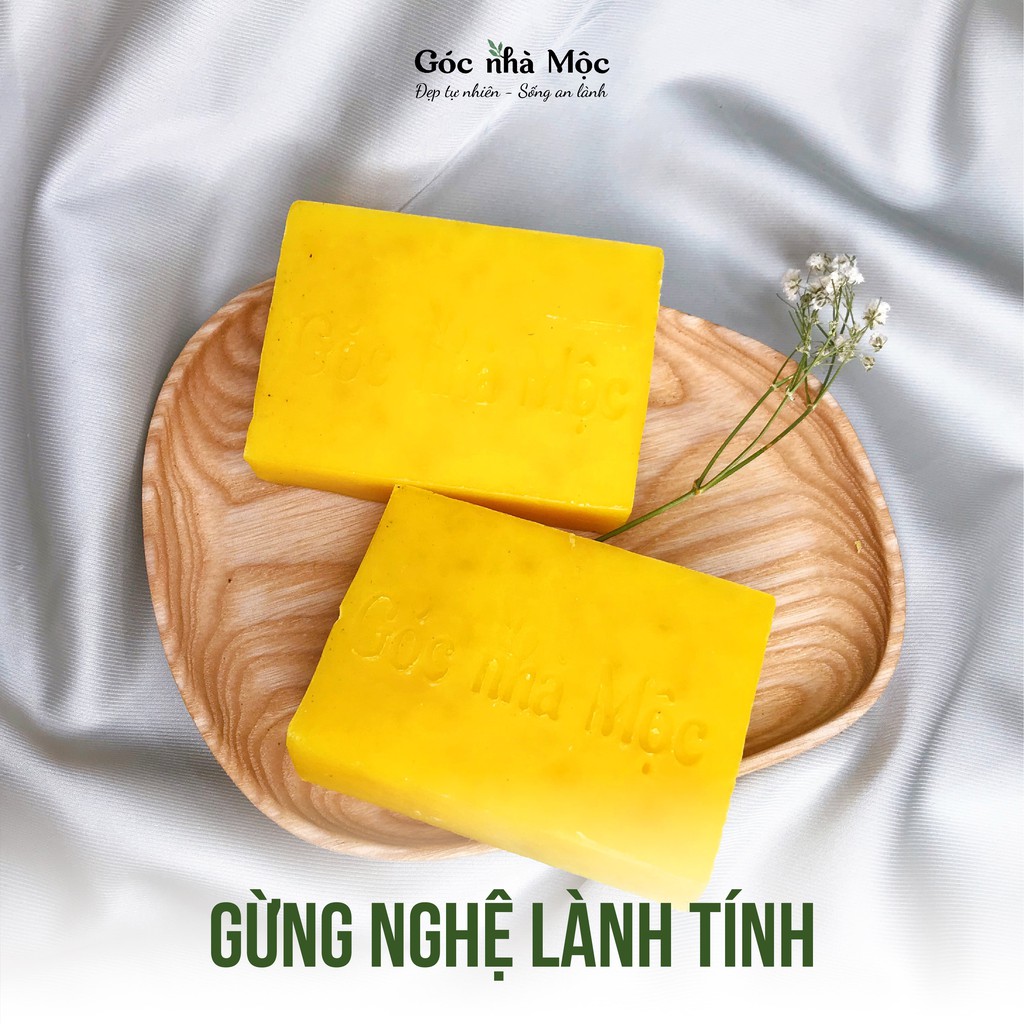 Xà bông gừng nghệ giải cảm handmade