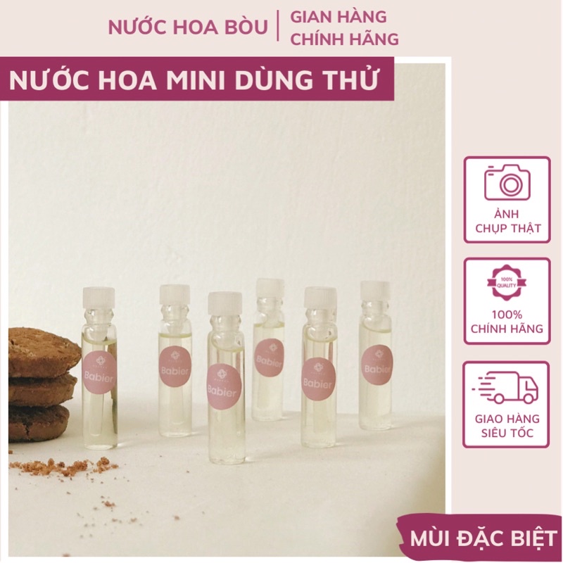 [Bòu Perfume] - Mẫu Thử Nước Hoa Bòu Mini 1Ml