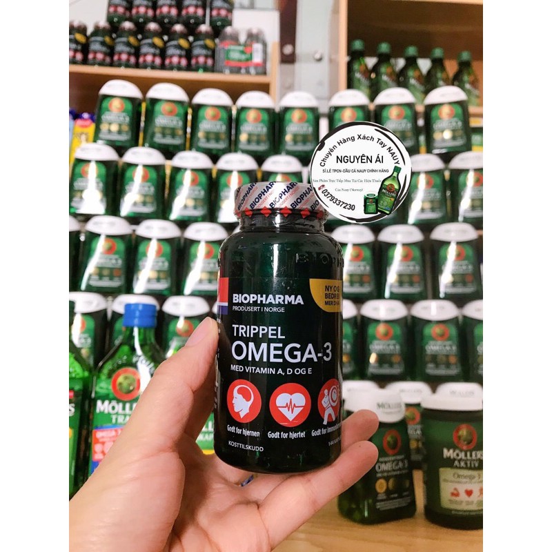 Dầu Cá Omega3 Hiệu Biopharma Của Nauy [Hôp/144Viên] | Thế Giới Skin Care