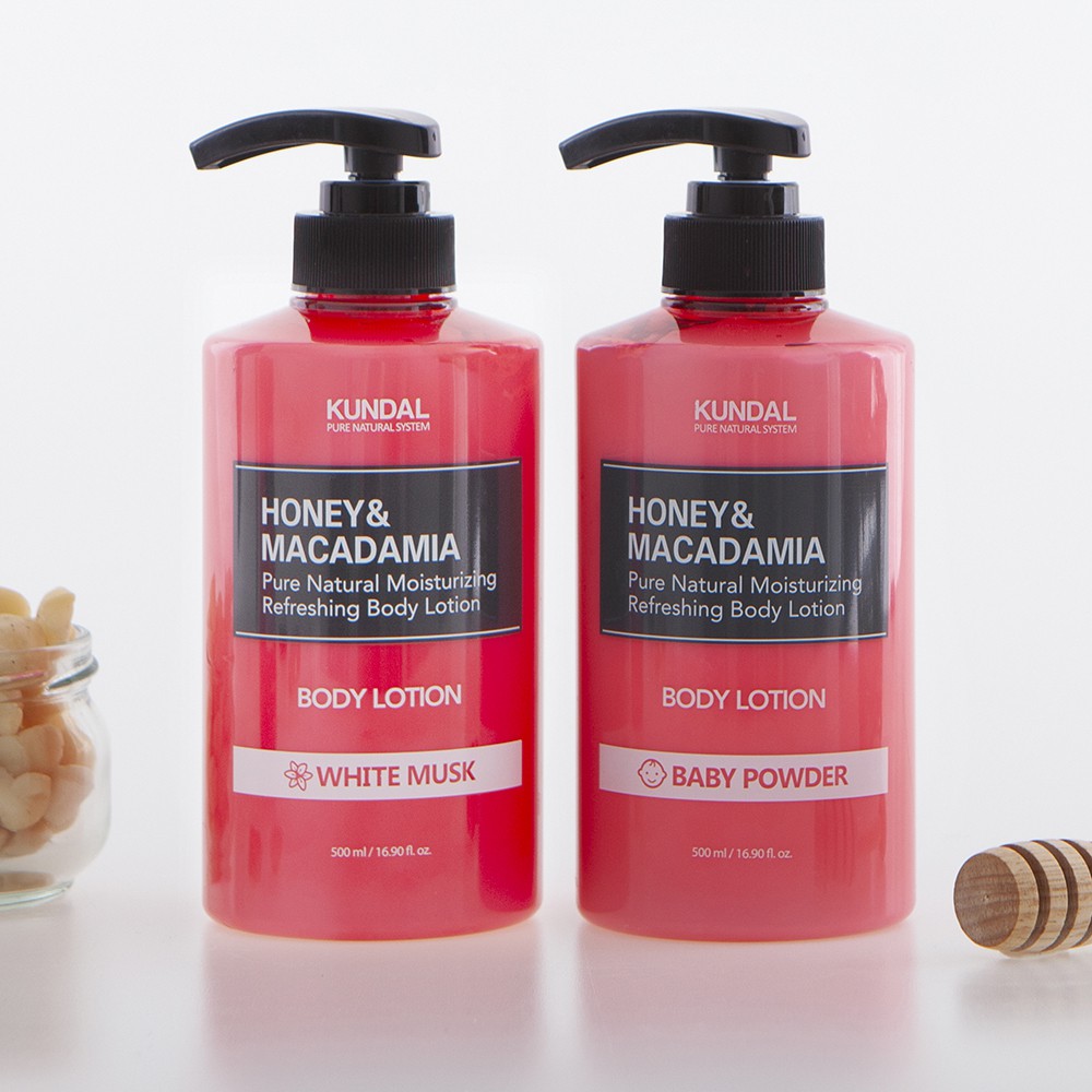 Sữa Dưỡng Thể Honey & Macadamia Hương Phấn Em Bé 500ml | BigBuy360 - bigbuy360.vn