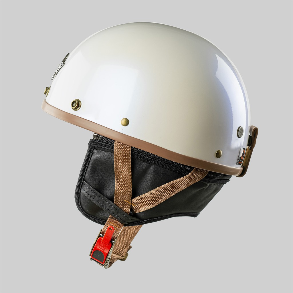 Combo Kính UV400 Mũ Bảo Hiểm Nữa Đầu Cho Xe Moto Napoli Haley N04 - Bảo Hành 12 Tháng
