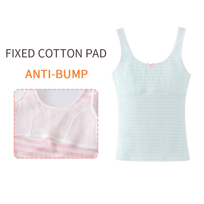 Áo Lót cotton Không Tay Xinh Xắn Dành Cho Bé Gái