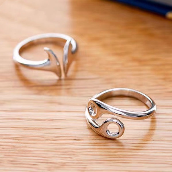 Nhẫn Bạc S925 Khắc Hình Cung Hoàng Đạo Mang Lại May Mắn Dành Cho Nam