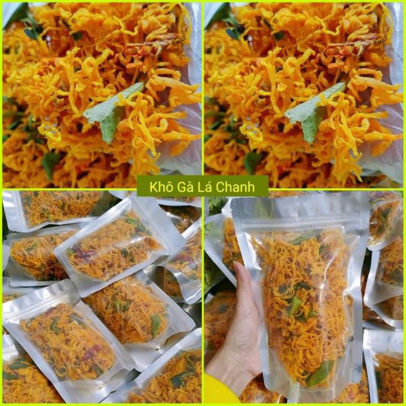Bắp mắm mix khô gà lá  chanh pet 350gram