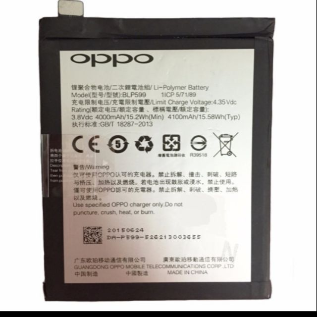 Pin Oppo R7 PLUS/BLP599 bảo hành 6 tháng