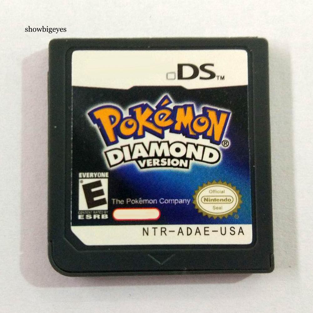 Thẻ game Pokemon Platinum / Pearl / kim cương cho Nintendo 3DS NDSI NDS