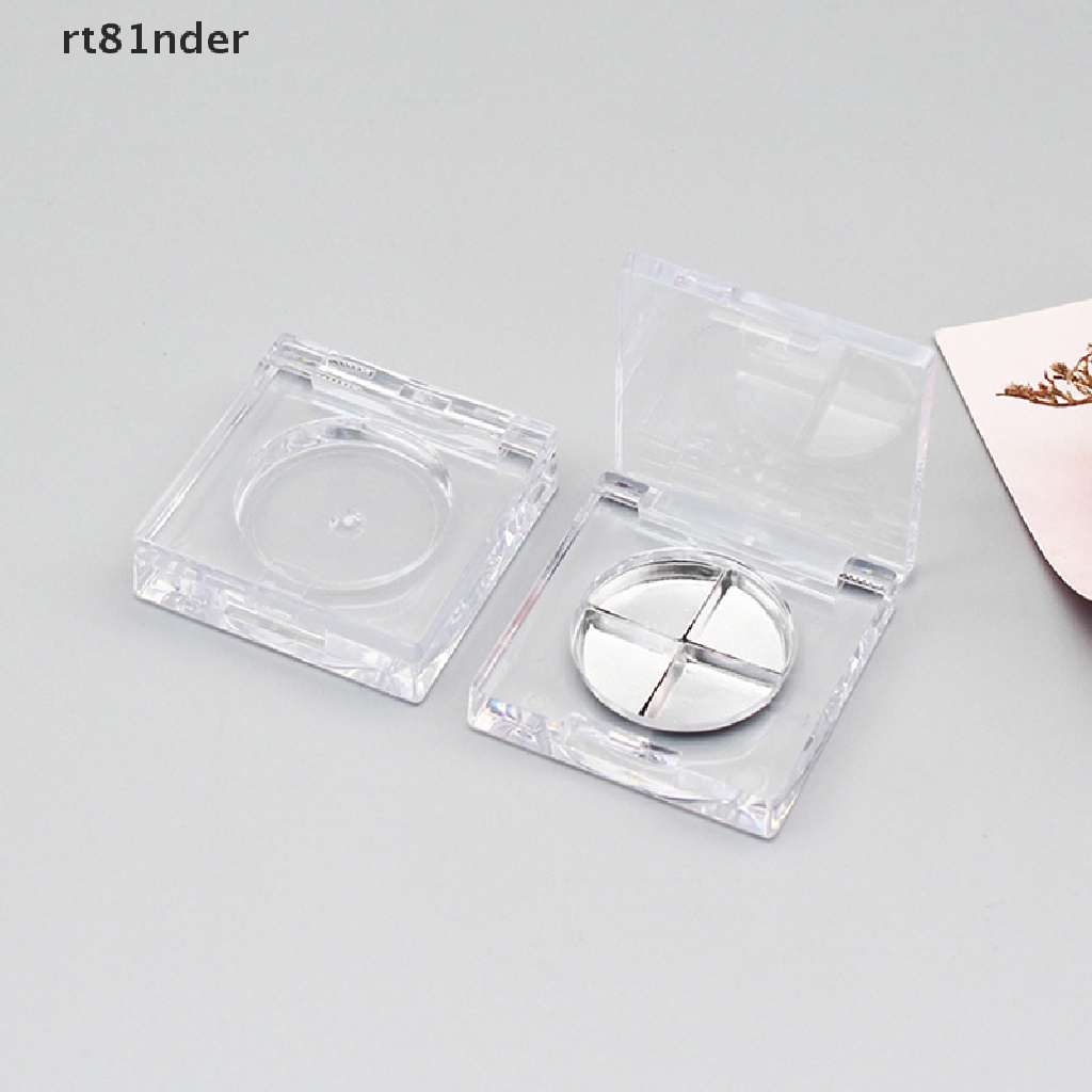 Hộp Đựng Phấn Mắt Rỗng Hình Vuông Bằng Nhựa Trong Suốt Ốp