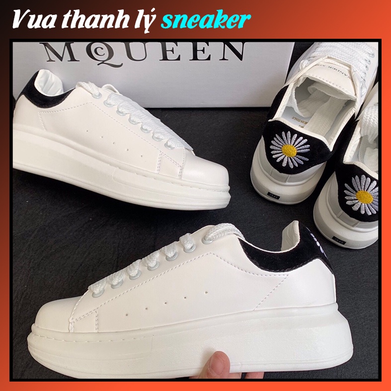 Giày MC Queen hoa cúc thời trang, Giày nữ thời trang MC Queen gót thêu hoa cúc - HÀNG THANH LÝ | BigBuy360 - bigbuy360.vn