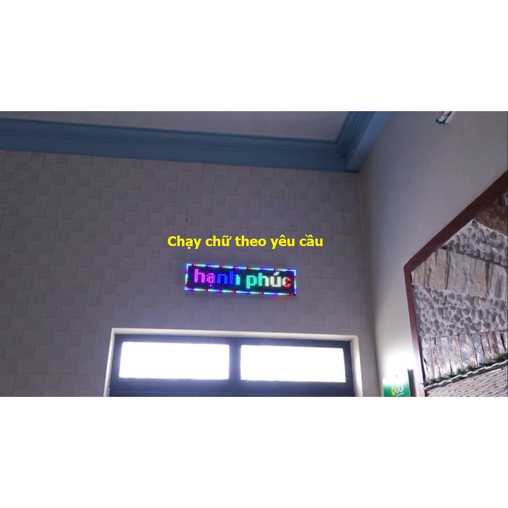 Đồng hồ Led Matrix, Led P10 siêu to khổng lồ - Ghép 2 tấm P10